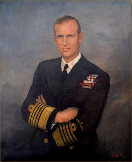 Portrait of H R H Prince Philip Duke of Edinburgh  b 